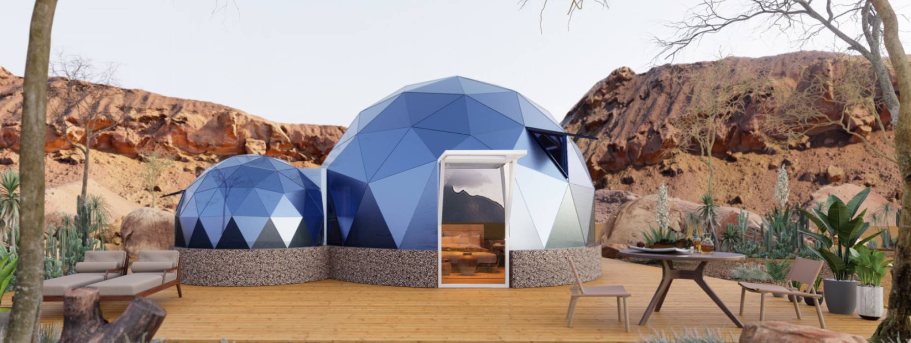 威信县球形智能光伏玻璃星空房